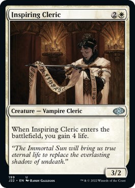 Inspiring Cleric (J22-199) - Jumpstart 2022 [Uncommon]