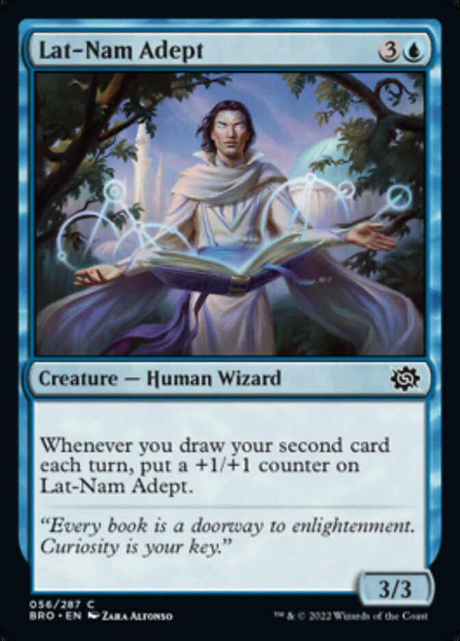 Lat-Nam Adept (BRO-056) - The Brothers' War [Common]