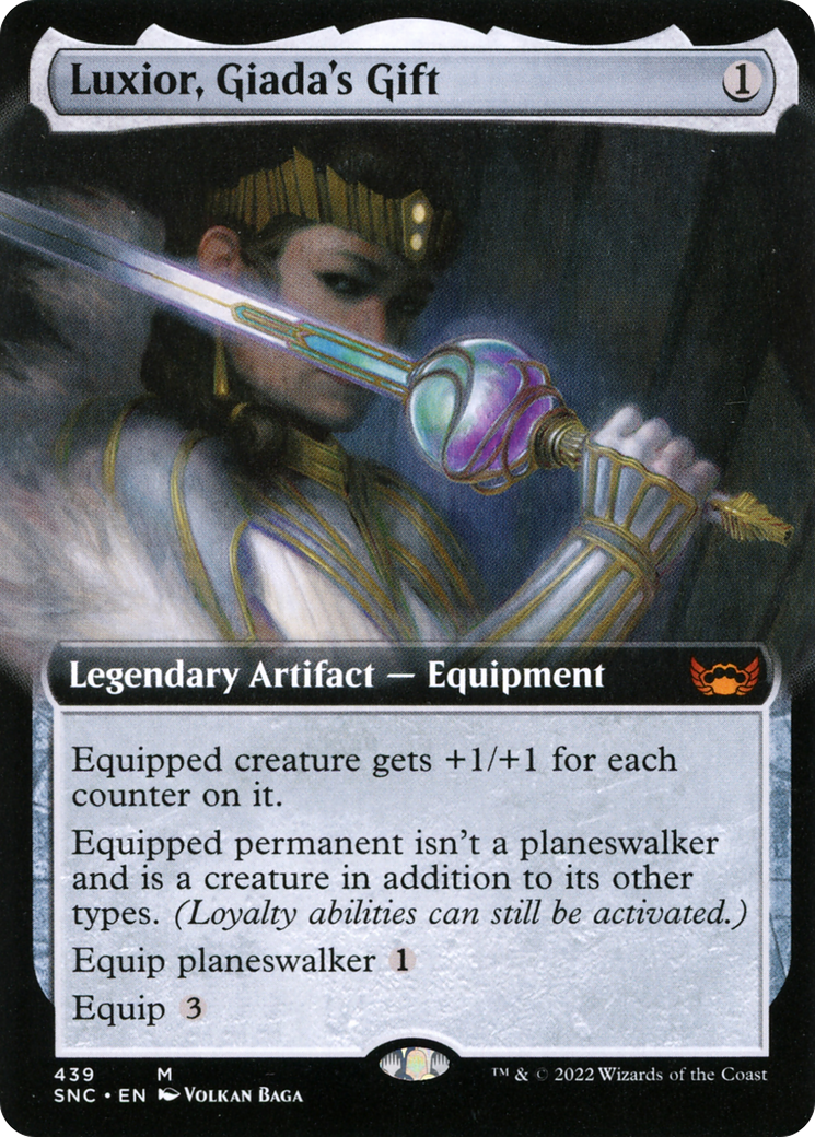 Luxior, Giada's Gift (SNC-439) - Streets of New Capenna: (Extended Art) Foil [Mythic]