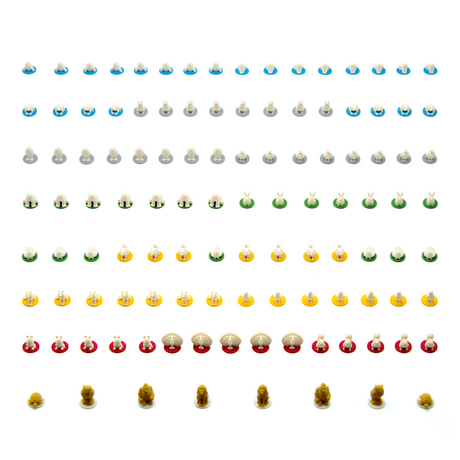 BGExpansions - Harmonies: 3D Animal Tokens (113 pieces)