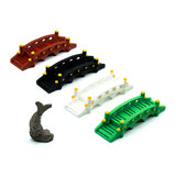 BGExpansions - The White Castle For Base Game + Matcha Expansion: 3D Bridges & Round Marker Upgrade Kit (5 pieces)