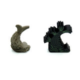 BGExpansions - The White Castle For Base Game + Matcha Expansion: 3D Bridges & Round Marker Upgrade Kit (5 pieces)