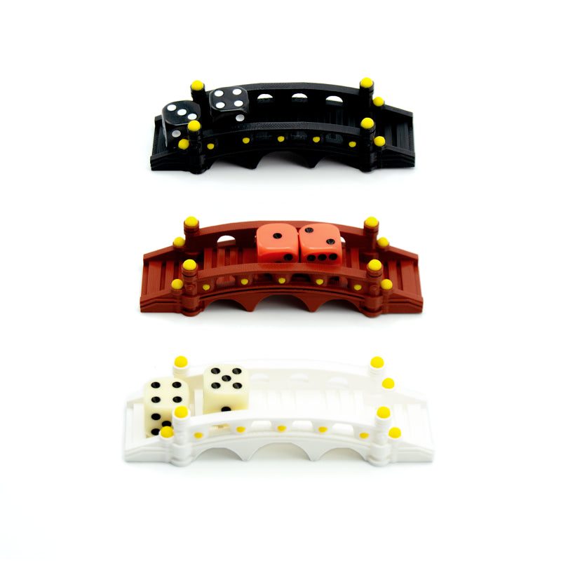 BGExpansions - The White Castle For Base Game + Matcha Expansion: 3D Bridges & Round Marker Upgrade Kit (5 pieces)