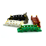 BGExpansions - The White Castle For Base Game + Matcha Expansion: 3D Bridges & Round Marker Upgrade Kit (5 pieces)