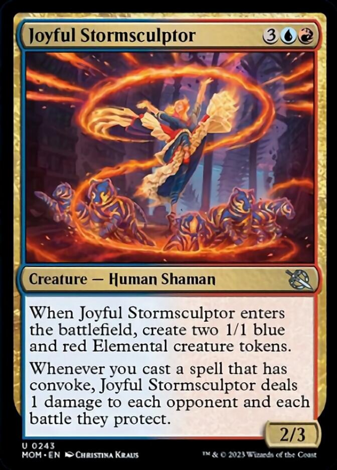 Joyful Stormsculptor (MOM-243) - March of the Machine [Uncommon]