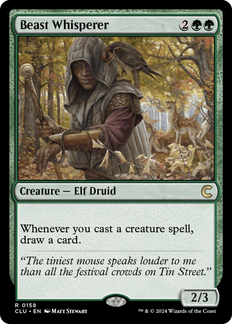 Beast Whisperer (CLU-158) - Ravnica: Clue Edition [Rare]