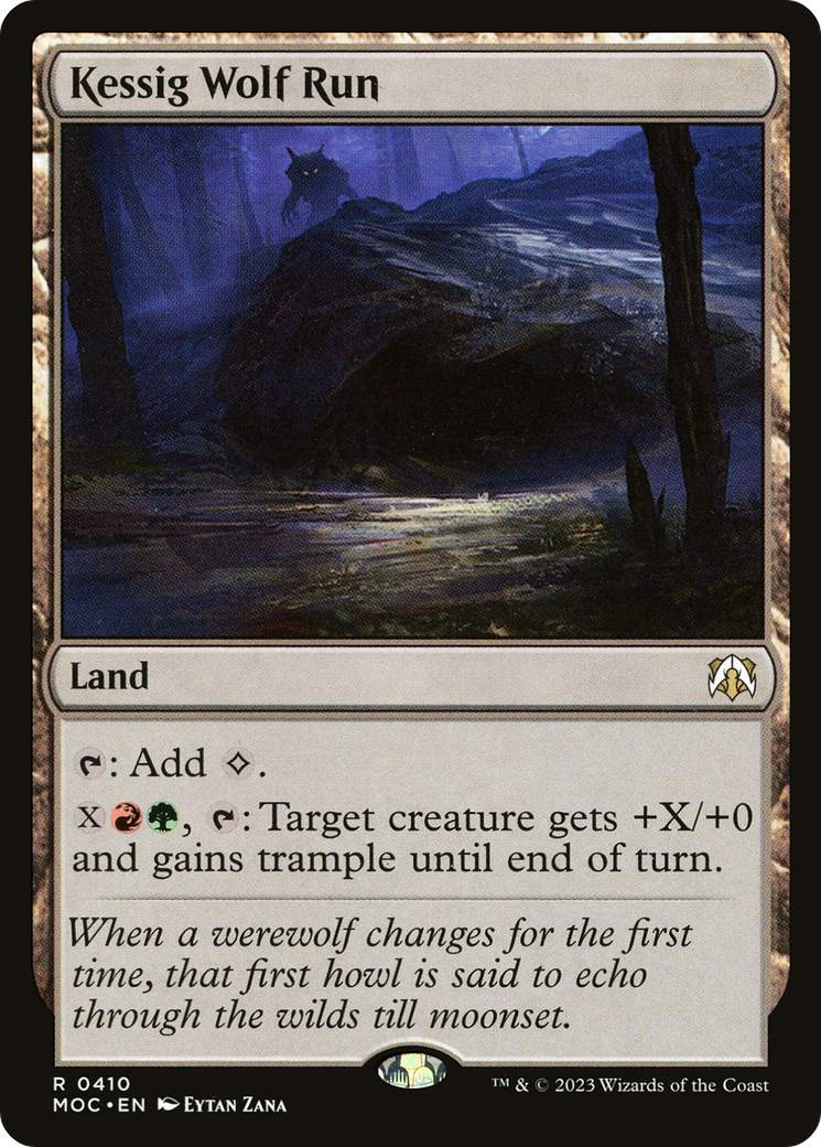 Kessig Wolf Run (MOC-410) - March of the Machine Commander [Rare]