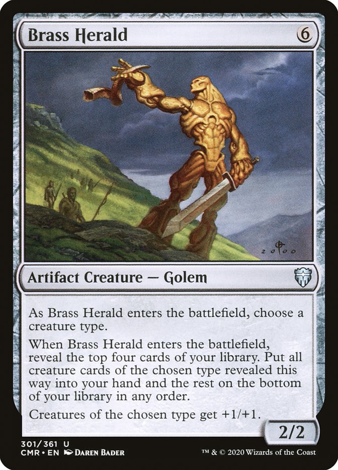 Brass Herald (CMR-301) - Commander Legends [Uncommon]