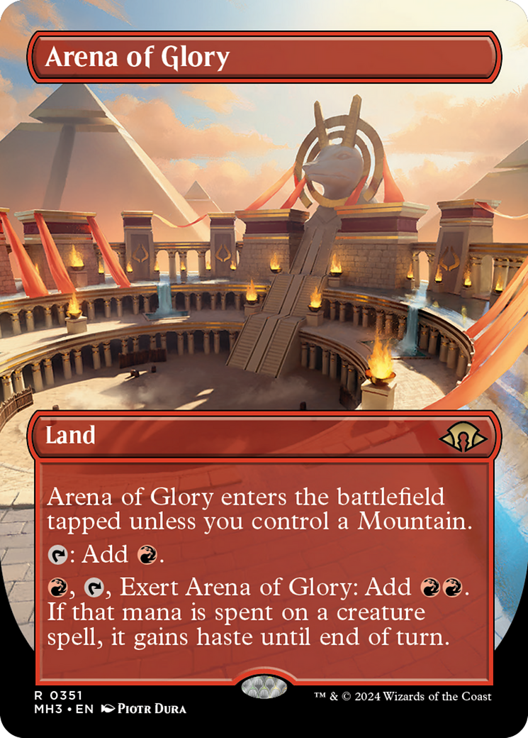 Arena of Glory (MH3-351) - Modern Horizons 3 (Borderless) [Rare]