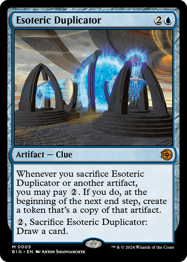 Esoteric Duplicator (BIG-005) - The Big Score Foil [Mythic]