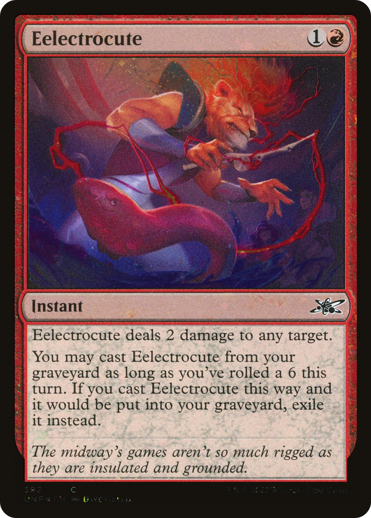 Eelectrocute (UNF-392) - Unfinity Galaxy Foil [Common]