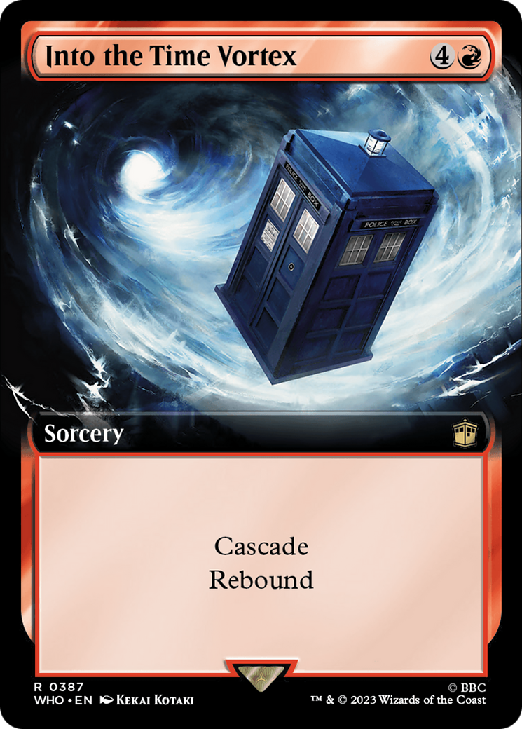 Into the Time Vortex (WHO-387) - Doctor Who: (Extended Art) [Rare]