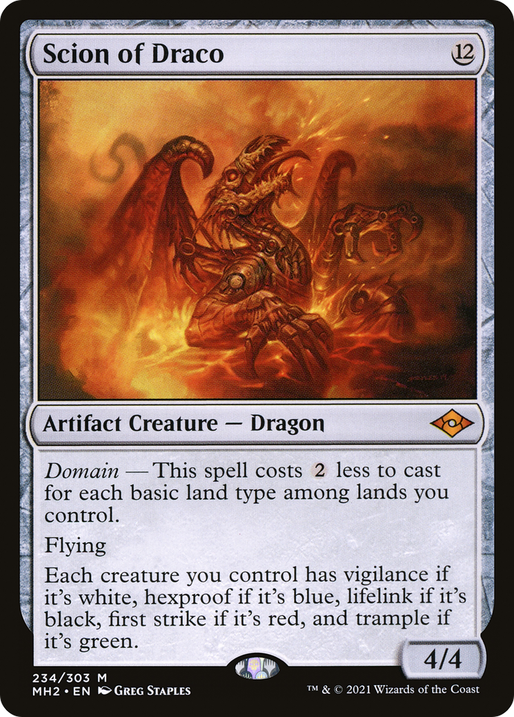 Scion of Draco (MH2-234) - Modern Horizons 2 [Mythic]
