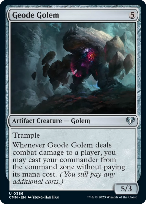 Geode Golem (CMM-386) - Commander Masters [Uncommon]
