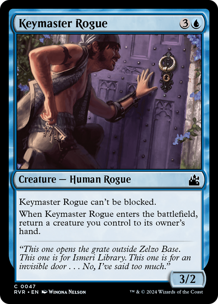 Keymaster Rogue (RVR-047) - Ravnica Remastered [Common]