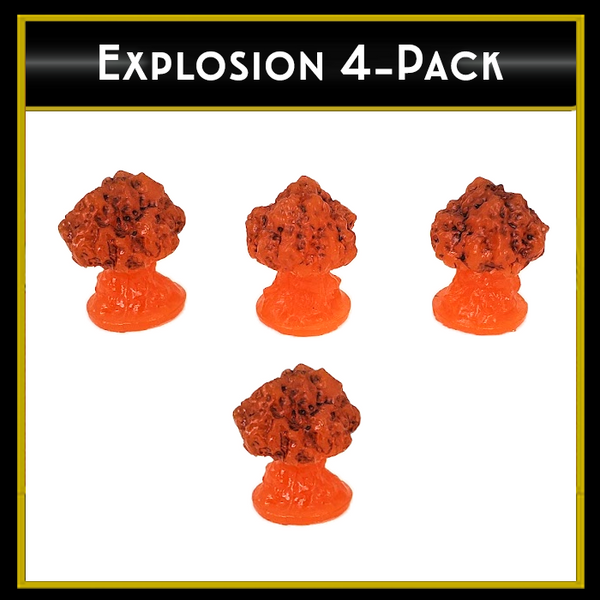 Top Shelf Gamer - Explosion (set of 4)
