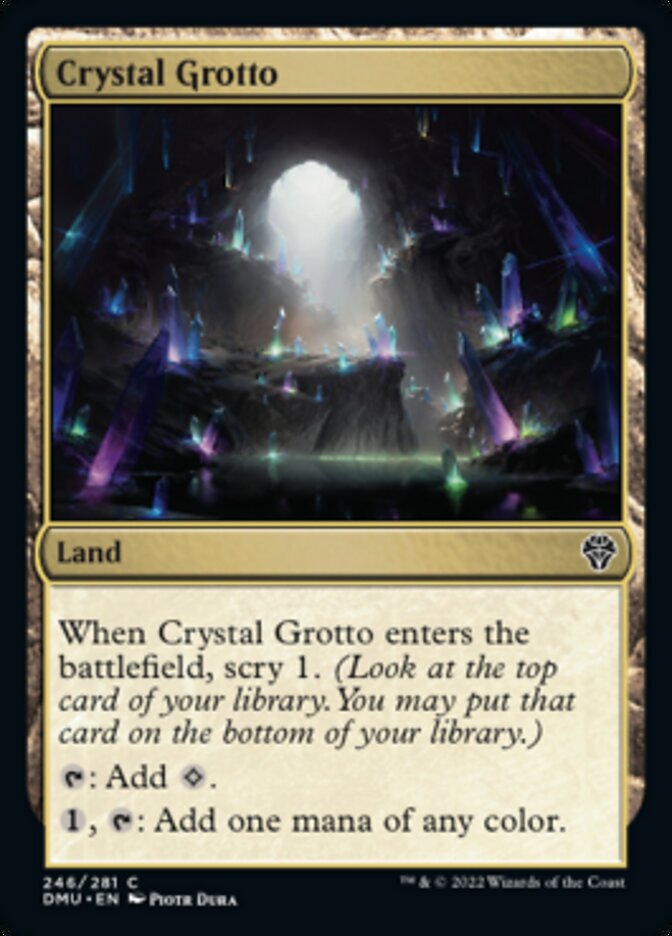 Crystal Grotto (DMU-246) - Dominaria United [Common]