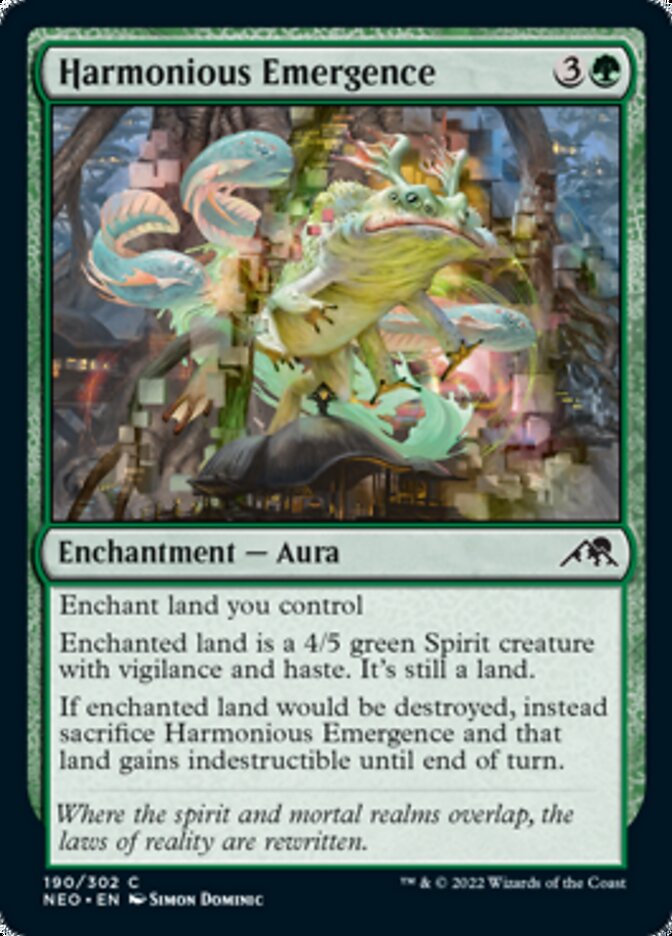 Harmonious Emergence (NEO-190) - Kamigawa: Neon Dynasty [Common]