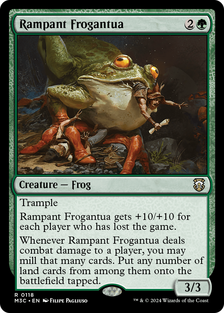 Rampant Frogantua (M3C-118) - Modern Horizons 3 Commander [Rare]