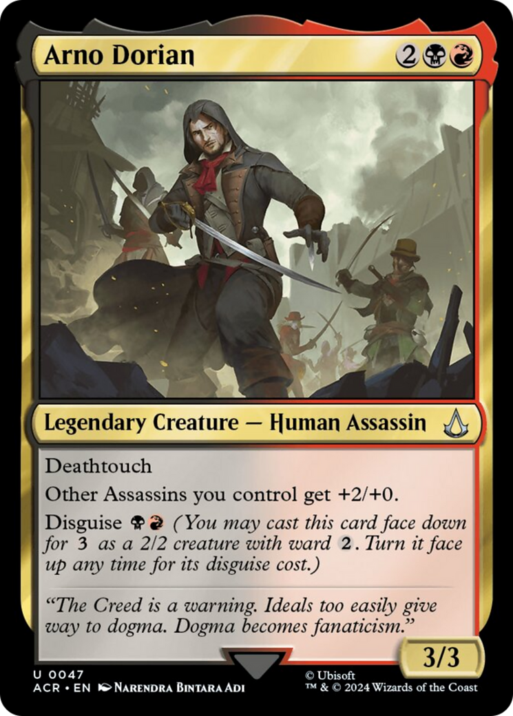 Arno Dorian (ACR-047) - Assassin's Creed Foil [Uncommon]