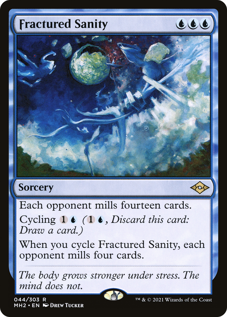 Fractured Sanity (MH2-044) - Modern Horizons 2 Foil [Rare]
