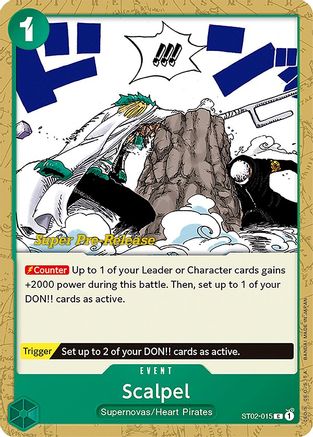 Scalpel (ST02-015) - Super Pre-Release Starter Deck 2: Worst Generation  [Common]