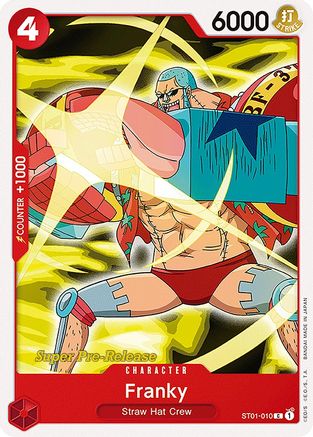 Franky (ST01-010) - Super Pre-Release Starter Deck 1: Straw Hat Crew  [Common]
