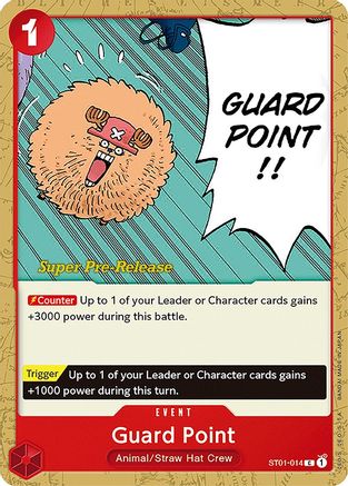 Guard Point (ST01-014) - Super Pre-Release Starter Deck 1: Straw Hat Crew  [Common]