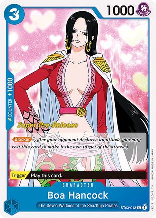 Boa Hancock (ST03-013) - Super Pre-Release Starter Deck 3: The Seven Warlords of the Sea  [Common]
