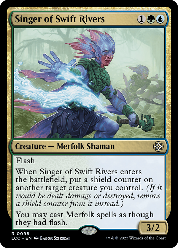 Singer of Swift Rivers (LCC-098) - The Lost Caverns of Ixalan Commander [Rare]