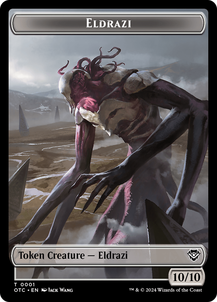 Eldrazi (TOTC-001) - Outlaws of Thunder Junction Commander Tokens Foil [Common]