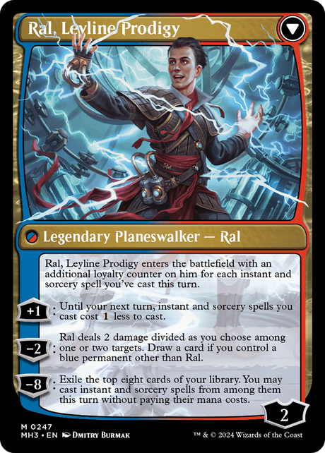 Ral, Monsoon Mage // Ral, Leyline Prodigy (MH3-247) - Modern Horizons 3 [Mythic]