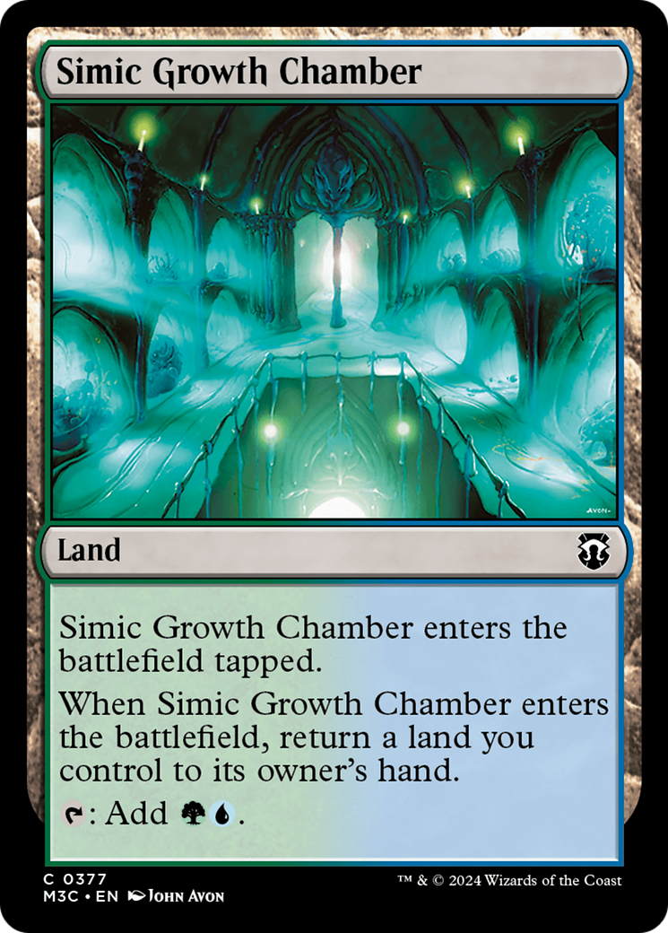 Simic Growth Chamber (M3C-377) - Modern Horizons 3 Commander Foil [Common]