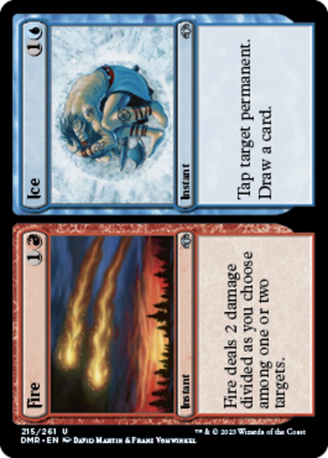 Fire // Ice (DMR-215) - Dominaria Remastered [Uncommon]