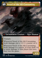 Hidetsugu Consumes All // Vessel of the All-Consuming (NEO-486) - Kamigawa: Neon Dynasty: (Extended Art, fandfc) [Mythic]