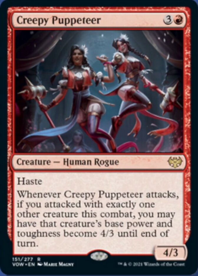 Creepy Puppeteer (VOW-151) - Innistrad: Crimson Vow [Rare]