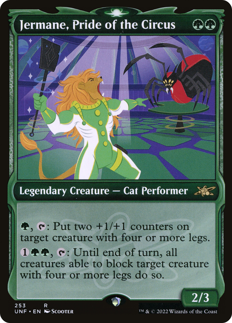 Jermane, Pride of the Circus (UNF-253) - Unfinity: (Showcase) Foil [Rare]