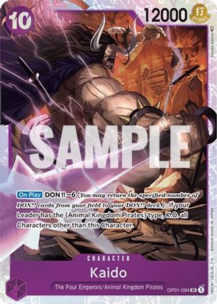 Kaido (094) (OP01-094) - Romance Dawn Foil [Super Rare]