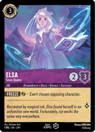 Elsa - Snow Queen (3) - D23 Promos Holofoil [Promo]