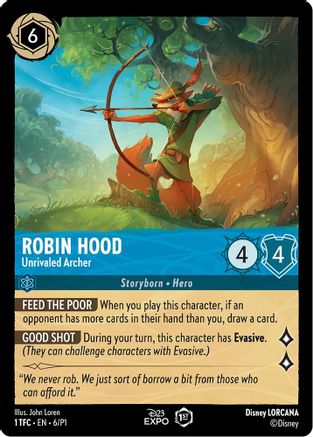 Robin Hood - Unrivaled Archer (6) - D23 Promos  [Promo]