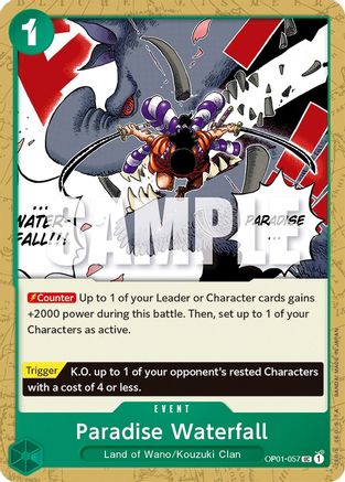 Paradise Waterfall (OP01-057) - Romance Dawn  [Uncommon]