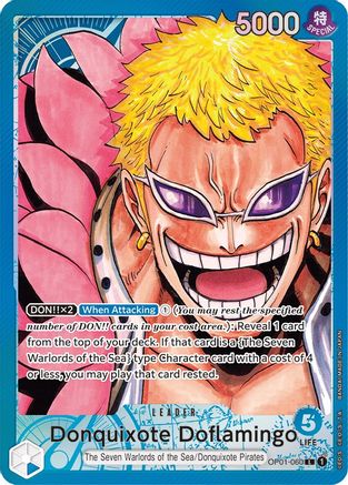 Donquixote Doflamingo (060) (Parallel) (OP01-060) - Romance Dawn Foil [Leader]