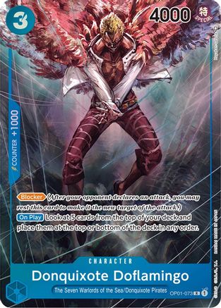 Donquixote Doflamingo (073) (Parallel) (OP01-073) - Romance Dawn Foil [Rare]