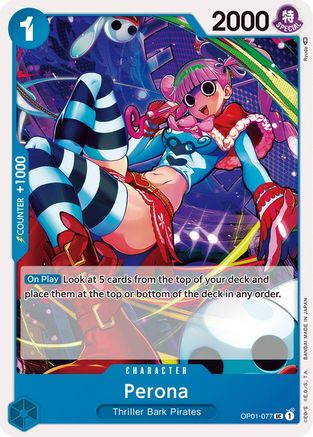 Perona (OP01-077) - Romance Dawn  [Uncommon]