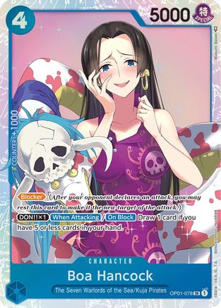 Boa Hancock (OP01-078) - Romance Dawn Foil [Super Rare]