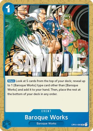Baroque Works (OP01-090) - Romance Dawn  [Uncommon]