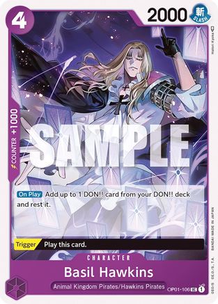 Basil Hawkins (OP01-106) - Romance Dawn  [Uncommon]