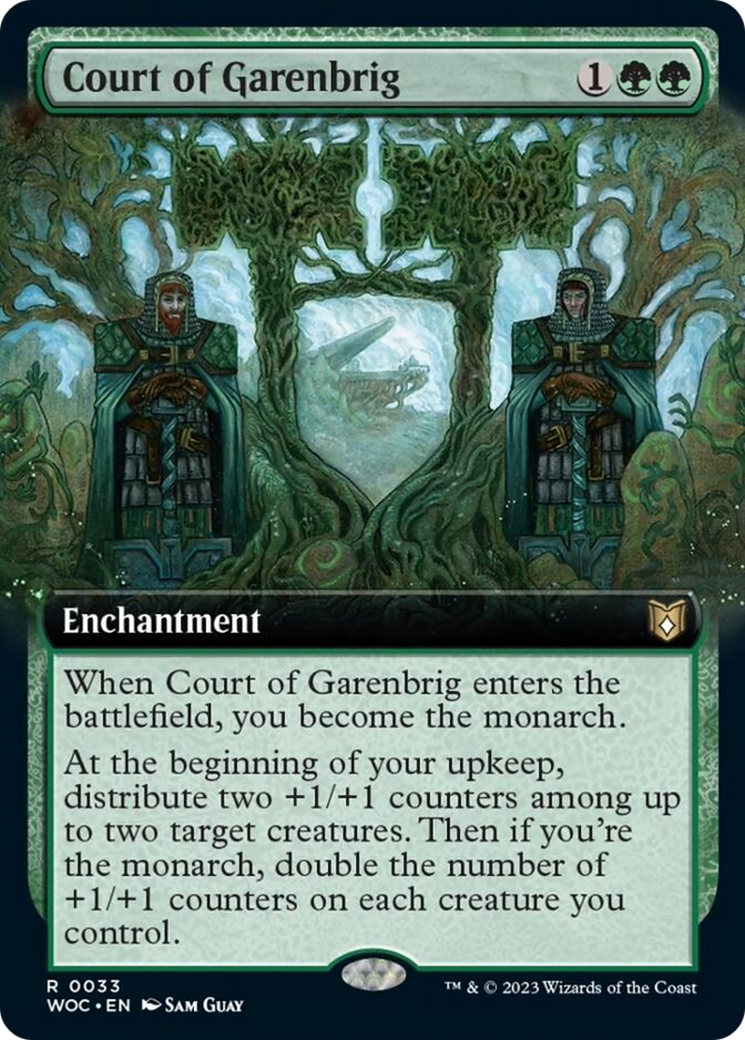 Court of Garenbrig (WOC-033) - Wilds of Eldraine Commander: (Extended Art) [Rare]