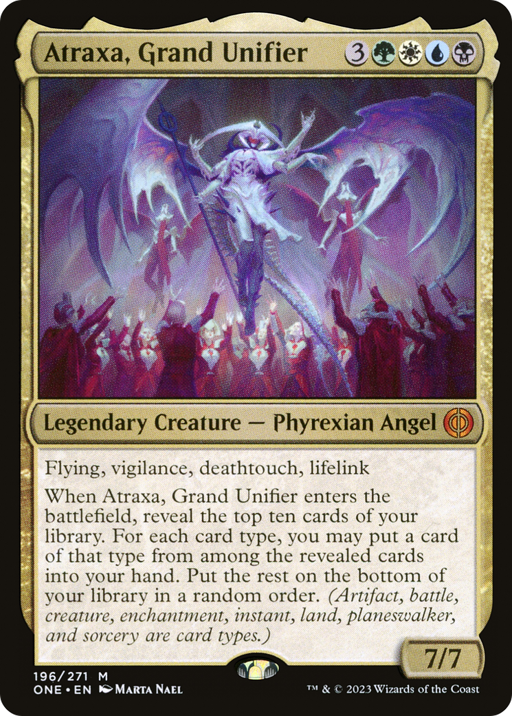 Atraxa, Grand Unifier (ONE-196) - Phyrexia: All Will Be One [Mythic]