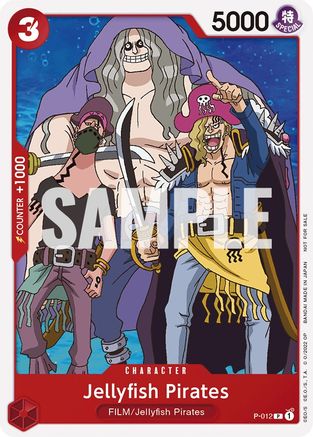 Jellyfish Pirates (One Piece Film Red) (P-012) - One Piece Promotion Cards  [Promo]